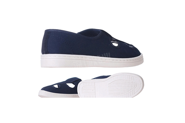 防靜電PU皮革四眼鞋 防靜電PU皮革四眼鞋